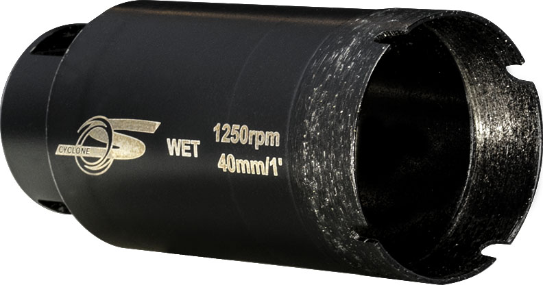 [CDBHTW114] Cyclone S CNC Thin Wall Core Bit (1-1/4 inch, Forward)