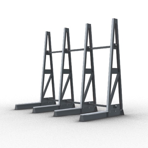 [AHSSA100-B] Abaco Heavy Duty Single Side A-Frame (Black)