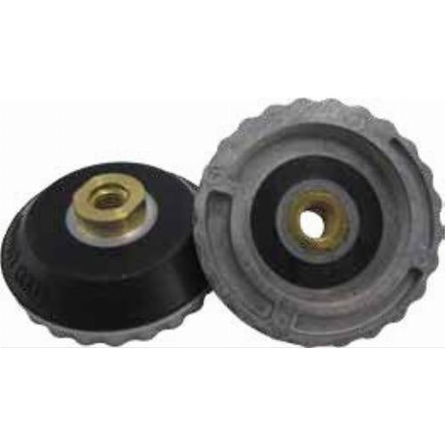 Weha Snail Lock Back Up Pad — 5/8 in-11 Brass Thread with Rubber Breakaway Collar
