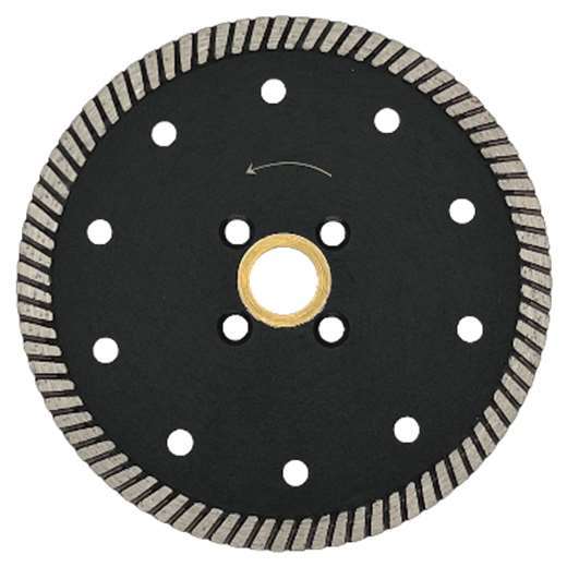 KDT Premium Narrow Turbo Cutter 5" x 0.095 x 8mm x 7/8"-5/8" Flush - Black