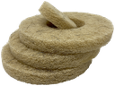 7 3/4" Natural Blend Tan Fiber Pad (Pack of 3)