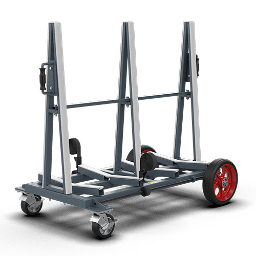 [DSBG1320P-B] Abaco Double Sided Slab Buggy (1320, Black, Pneumatic)