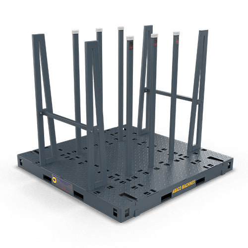 [AHMCBR8970-B] Abaco Heavy Duty Multi Material Container Bundle Rack (Black)