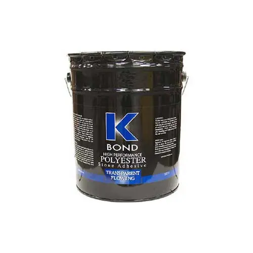 [POLY.70003] 5 Gal. POLYESTER Transparent Flowing K-Bond