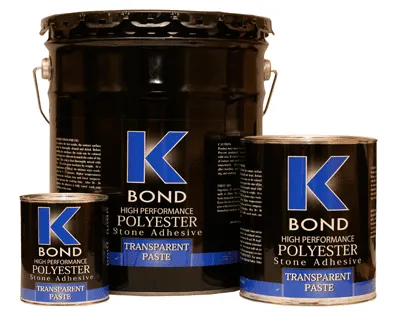 [POLY.70009] 5 Gal. POLYESTER Transparent Knife Grade K-Bond