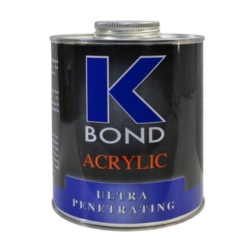 K-Bond ACRYLIC Ultra Penetrating Stone Adhesive — Water-Thin Filler for Cracks, Fissures & Chips (1 Quart)