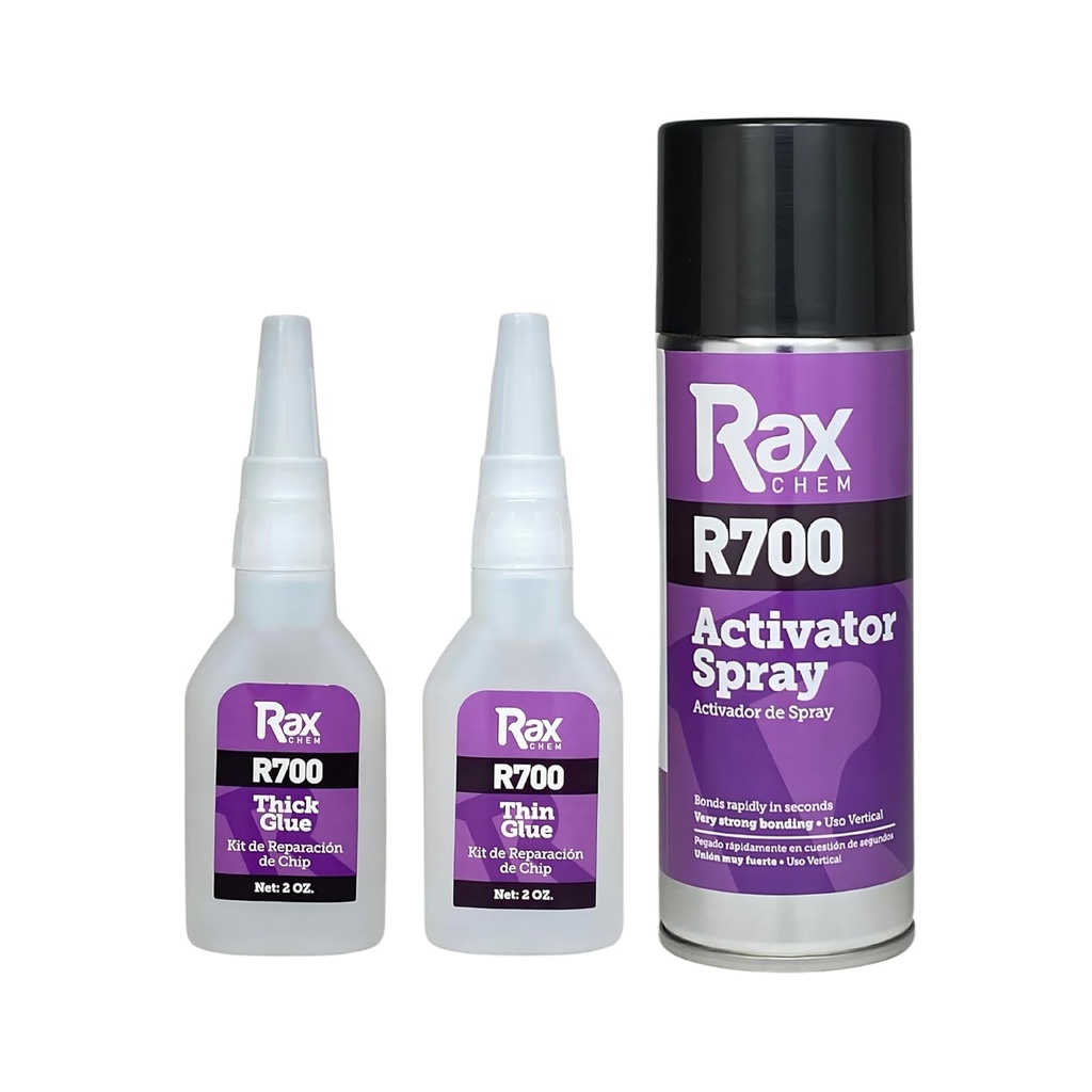 [RCR700] Rax Chem R700 Chip Repair Kit — Two-Part Adhesive System for Stone Chip & Fissure Repair