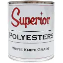 1 Gal. POLYESTERS White Knife Grade Superior