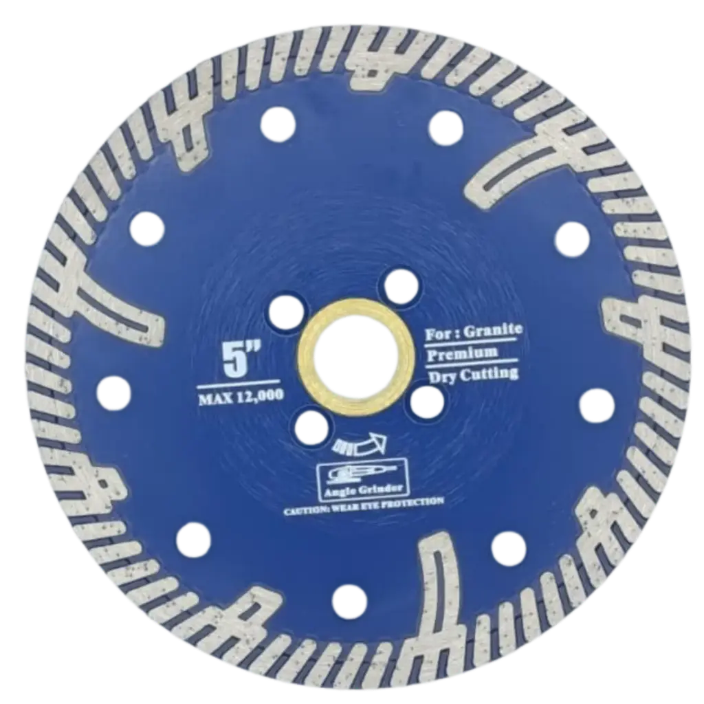 5" Turbo Blade with Protection In Blue Color	..	..