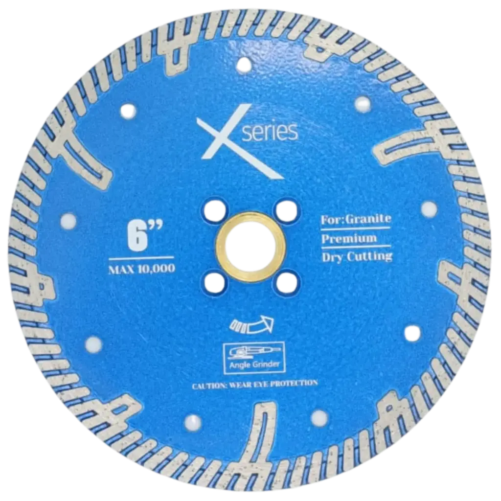 6" Turbo Blade with Protection In Blue Color