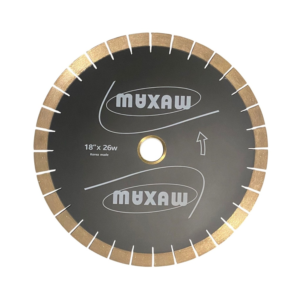 MAXAW Premium Quality Long Life 16" Bridge Saw Blade - 26mm Segments
