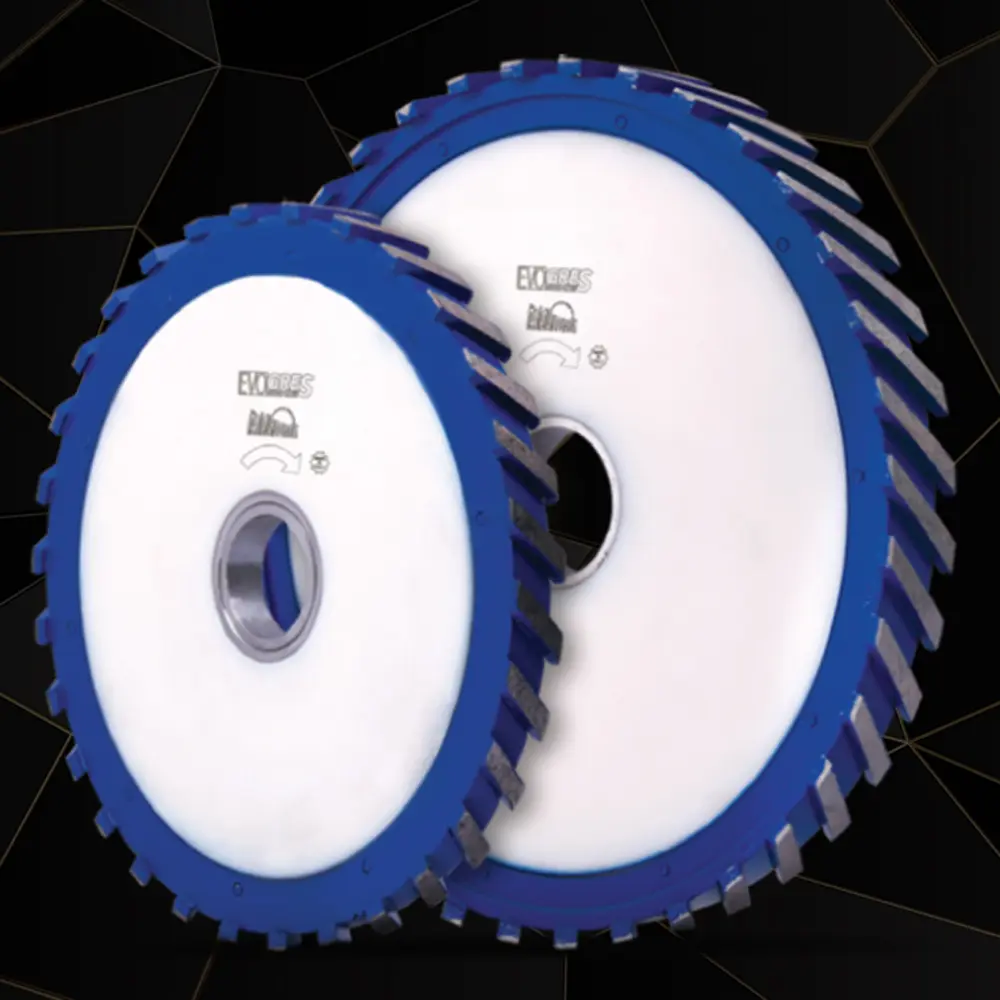 Italdiamant Evogres 14" x 25mm Teflon Core Milling Wheel Trasversal Segment