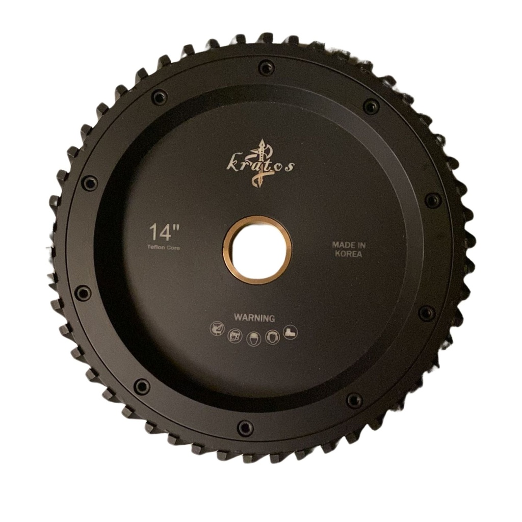 14" Kratos Milling Wheel - 4cm-Teflon Core - Made in Korea