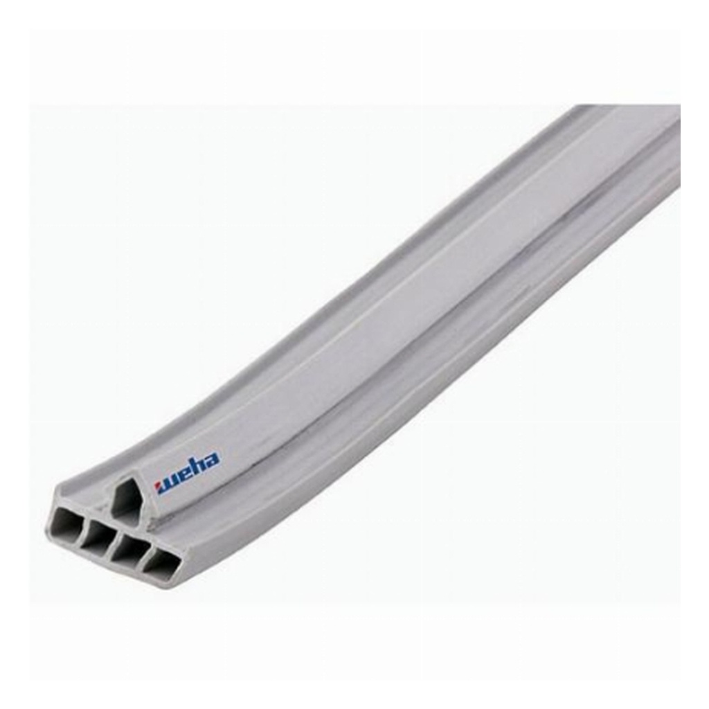 [119464FT] Weha White Replacement Rubber for Transport A-Frame Carts — Non-Marking, Per Foot