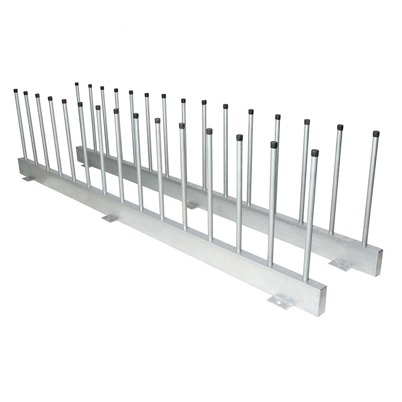 Aardwolf ARR01 Remnant Rack - 118" (3m) long with 15 open holes per side for the poles, 30" (740 mm) high