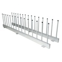 Aardwolf ARR01 Remnant Rack - 118" (3m) long with 15 open holes per side for the poles, 30" (740 mm) high