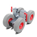 ABACO ATD19 Tug Dolly with White Rubber