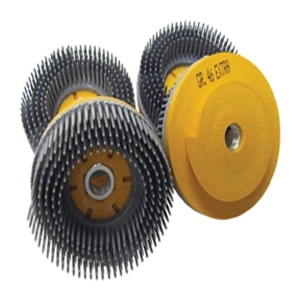 [24AF04120] Tenax 4" Leather Finish Air-flex Stone Texturing Brush Head (grit 120)