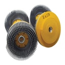 Tenax 4" Leather Finish Air-flex Stone Texturing Brush Head (grit 220)