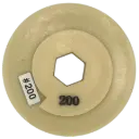 6" Akoka Straight Edge Disc With Snail Lock #200