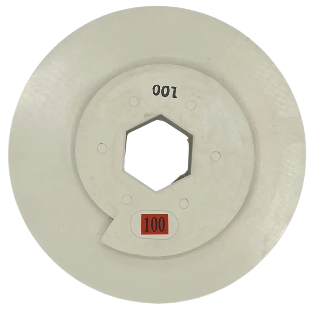 6" Straight Edge Disc With Snail Lock #100