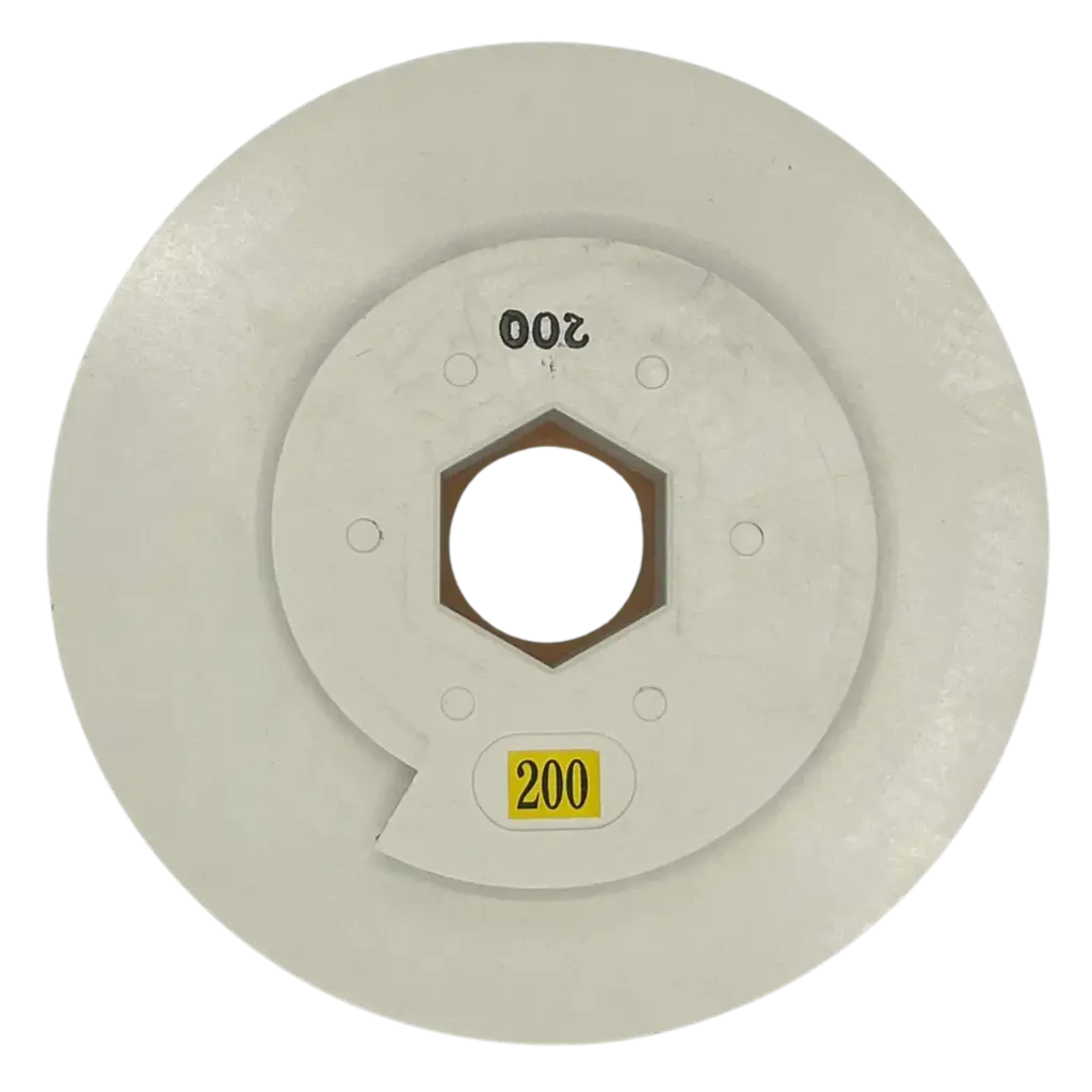 6" Straight Edge Disc With Snail Lock #200