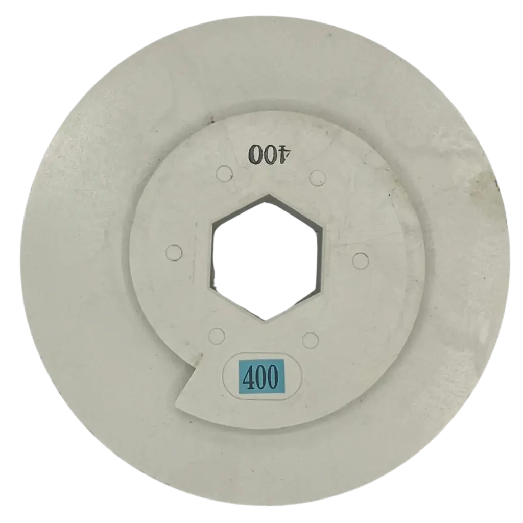 6" Straight Edge Disc With Snail Lock #400