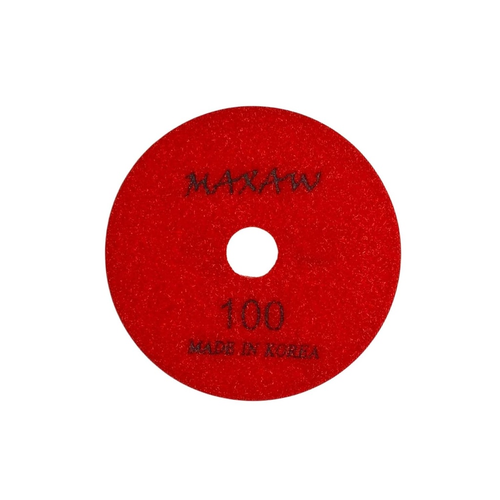 4" MAXAW Polishing Pad for Engineered Stone Premium Quality, #200