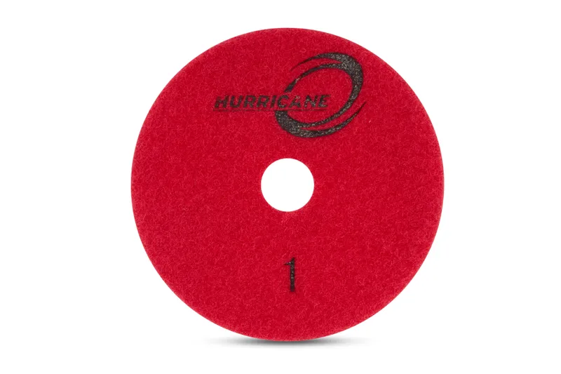 #1 - 3 Step Wet Polishing Pad for Engineered Stone - Hurricane ES White 3 Step Polishing System - DIAMAX  