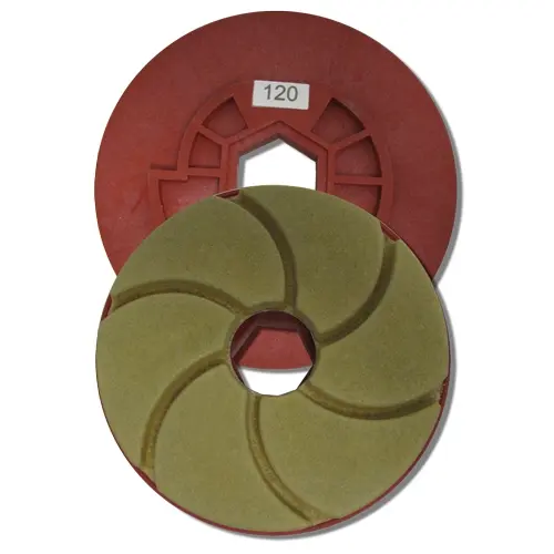 [LE125FINT06120W] Tenax 5 Snail Lock W Quartz Automated Edge Polishing Wheel 120 W