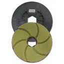 Weha 5" Snail Lock Flat- Bullnose Edge Premium Resin Diamond 810tt-1200