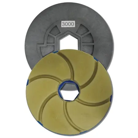 [LE125FINT06830W] Weha 5" Snail Lock W Quartz Automated Edge Polishing Wheel 3000 W