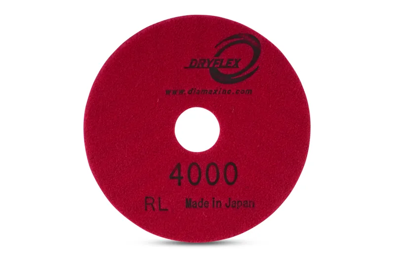 4" Cyclone Dryflex 4000 grit, velcro back