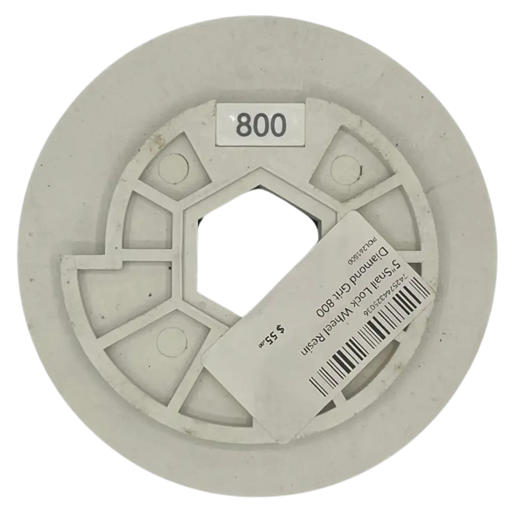 5"Snail Lock Wheel Resin Diamond Grit 800
