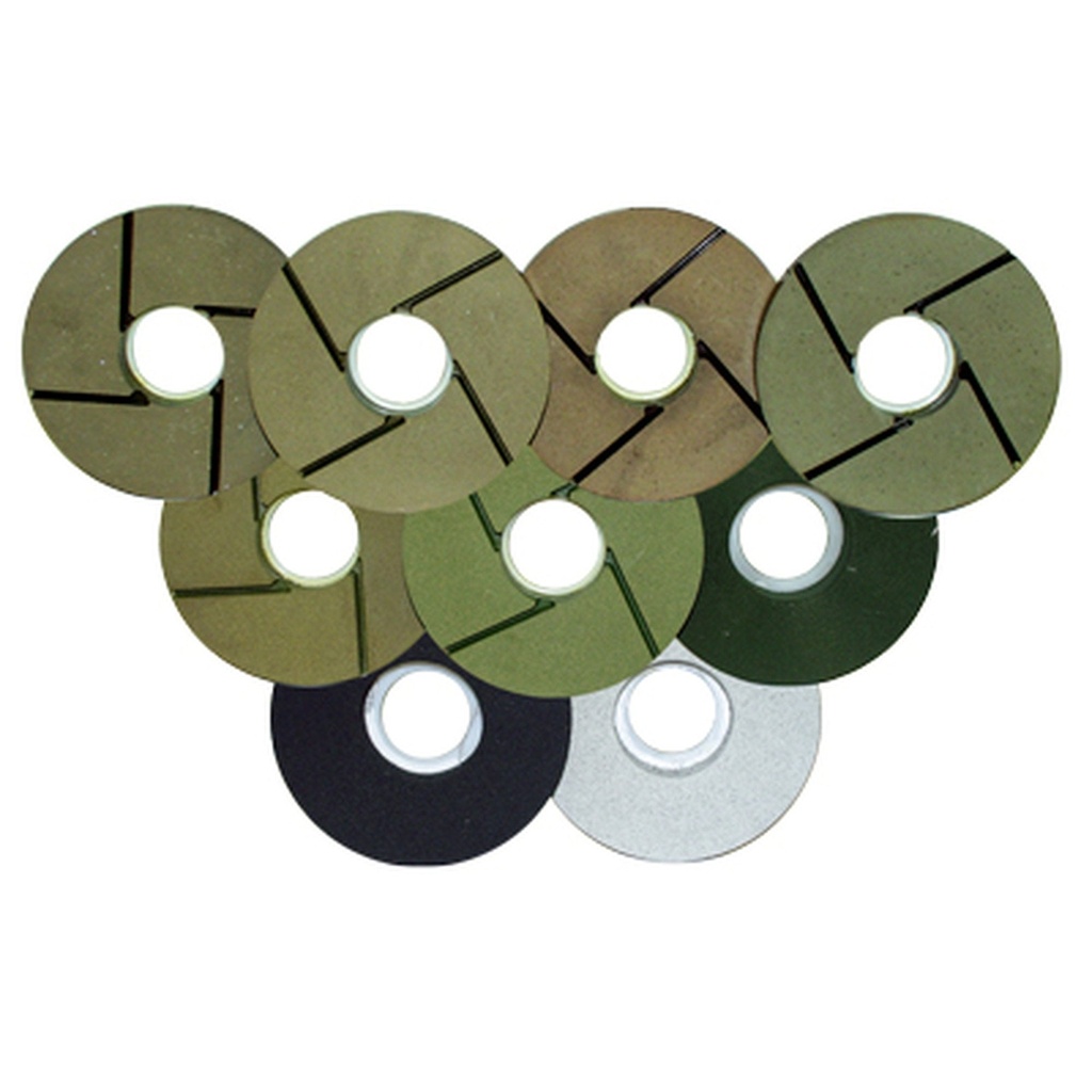 Alpha Straight and Beveled Edge Polishing - Twincur Resin 4" #500