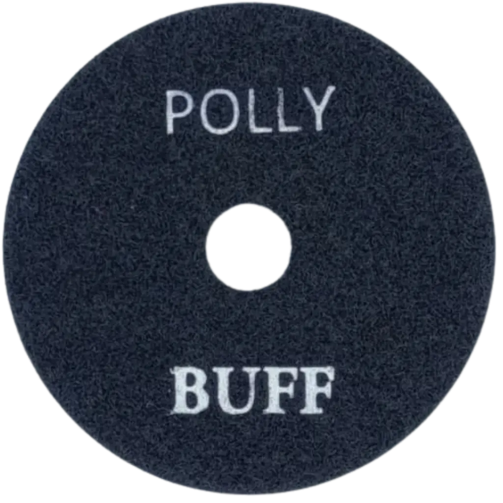 #Buff Black -4" Wet Polishing Pad - POLLY