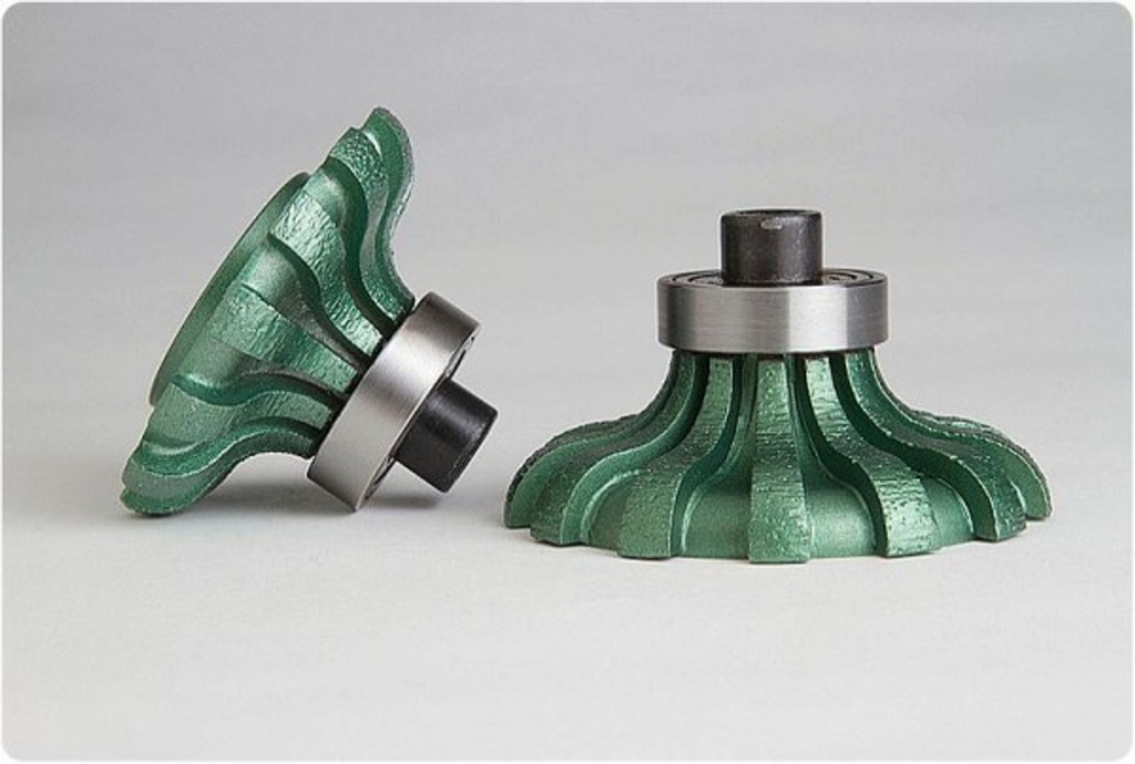 Apexx-F20 Ogee Position 0 Segmented Router Bit