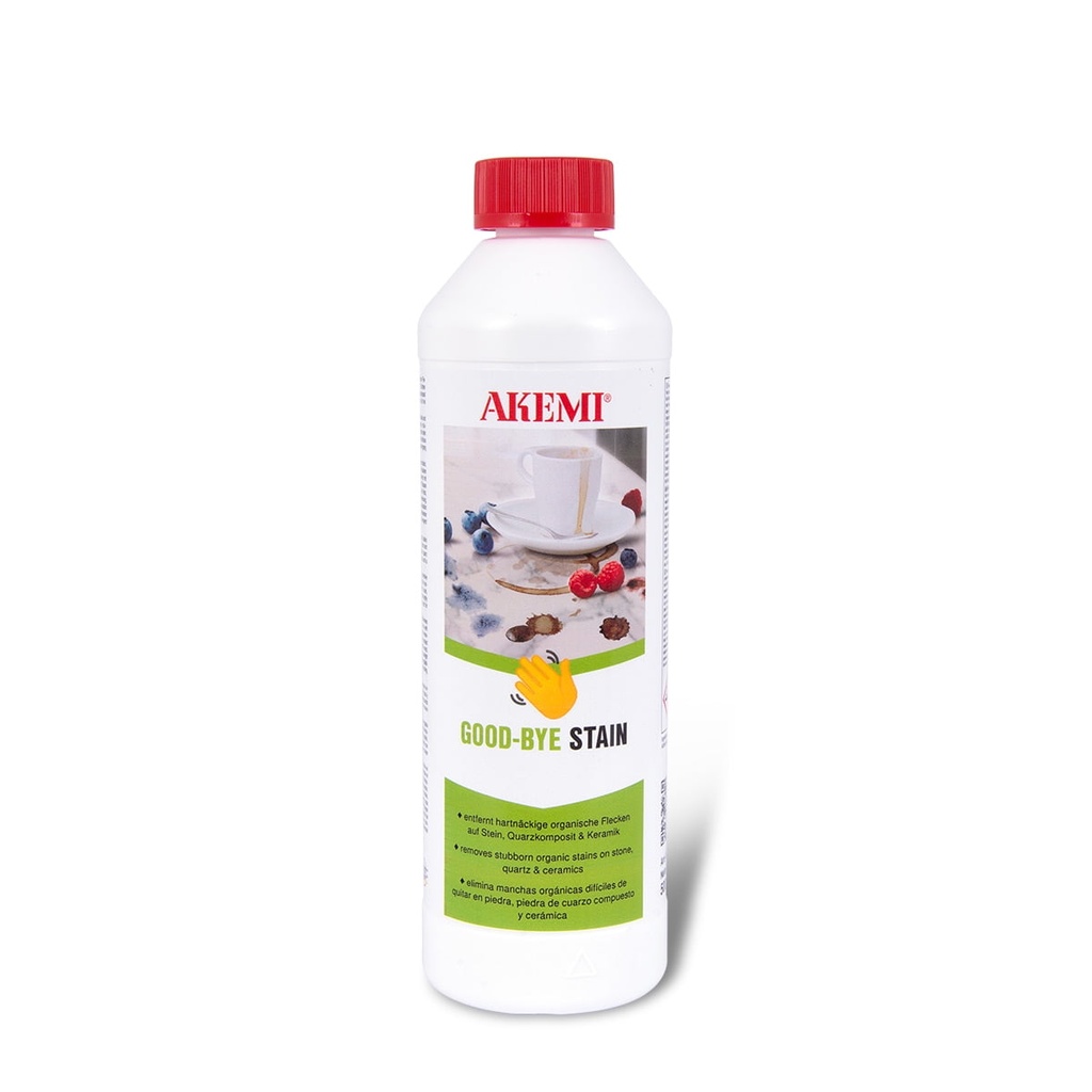 [CARE.12109] Akemi Good-Bye Stain 500 mL — Ready-to-Use Alkaline Cleaner for Organic Stains