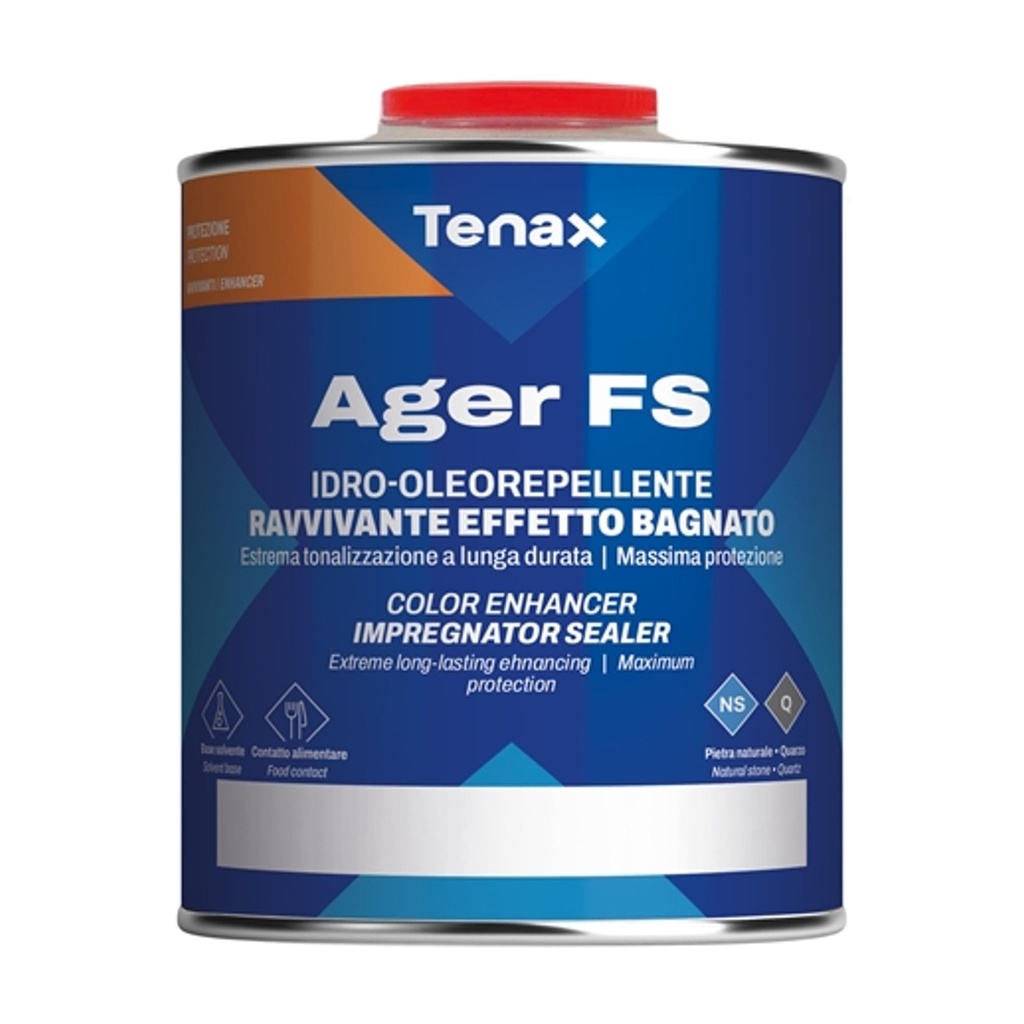 Tenax Ager FS (Formerly: Quarzo Toner Plus) Stone Enhancing Food Safe Sealer - Quart