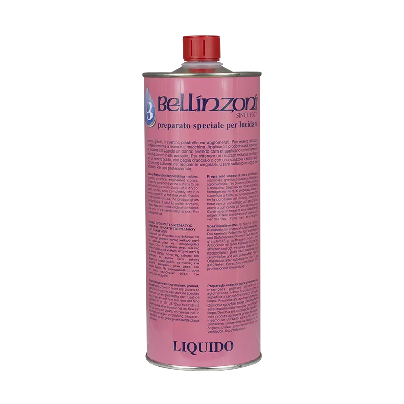 [002APL01] Bellinzoni Preparato Liquido — Liquid Wax Color Enhancer & Wet-Look Polish for Marble & Granite (1 L)