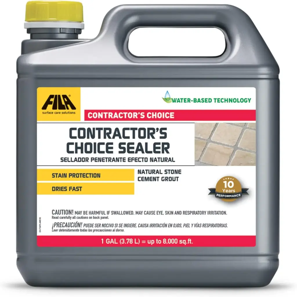 [CONTRACTORS] FILA CONTRACTOR'S CHOICE — Water-Based Penetrating Sealer for Natural Stone & Grout (1 Gallon)