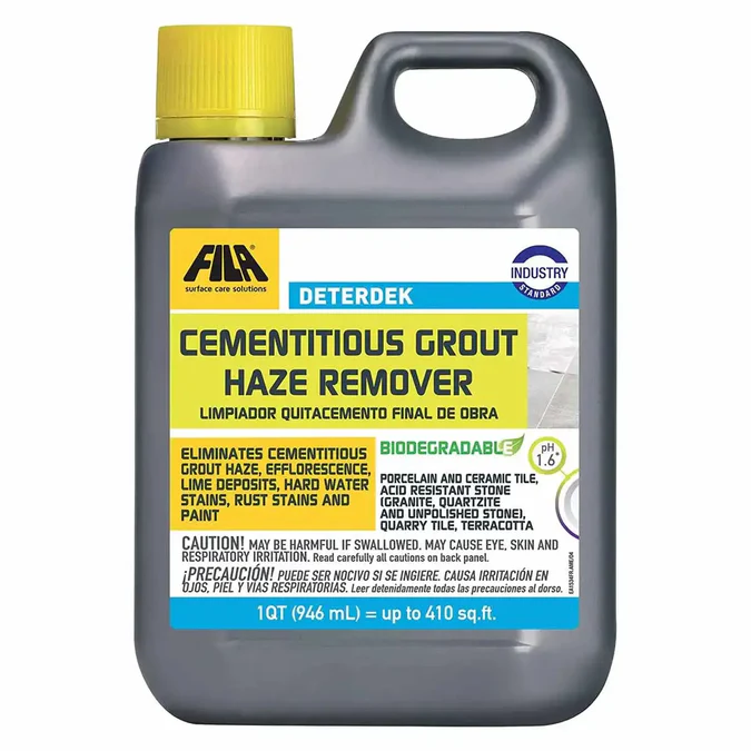 [DETERDEK-QT] FILA DETERDEK PRO — Cementitious Grout Haze Remover for Tile & Acid-Resistant Stone (1 Quart)