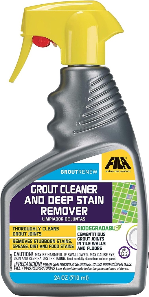 [GROUT] FILA GROUTRENEW — Grout & Tile Deep Cleaner and Stain Remover Spray (24 oz)