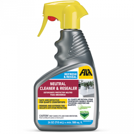 [RESEAL] FILA REFRESH & RESEAL — Neutral Cleaner & Resealer Spray for Sealed Stone & Quartz (24 oz)