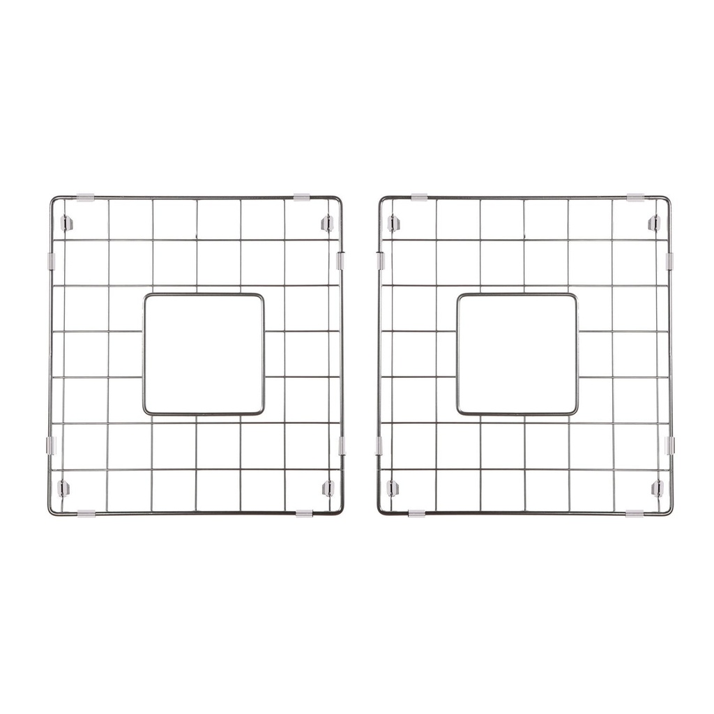 [APR-3117-GR] APR-3117-GR Stainless Steel Sink Bottom Grid Set (2-Piece) for APR3117 Farmhouse Apron Sink