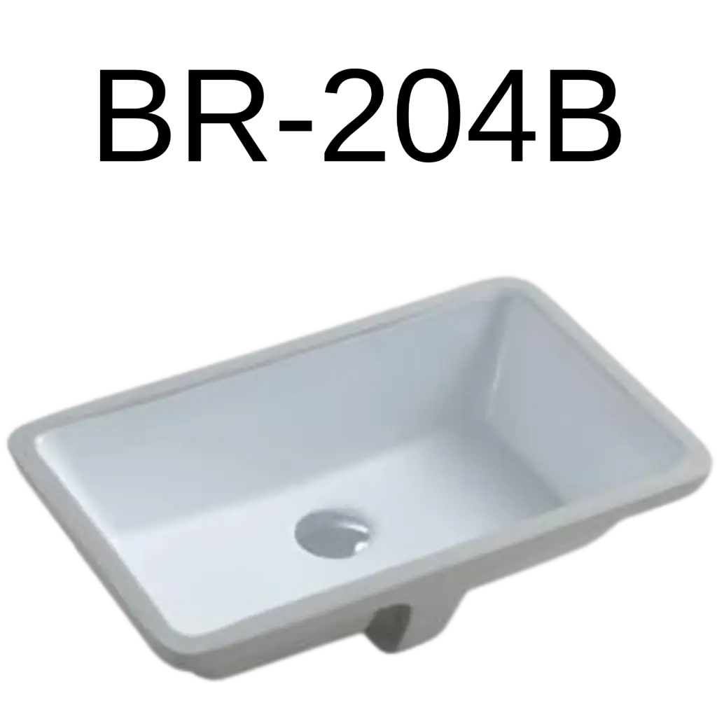 [BR-204B] PrimaSink BR-204B 18-3/4 x 11-1/4 Rectangular Undermount Vanity Sink - Biscuit