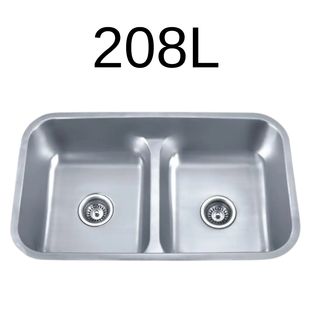PrimaSink BR-3117LD 32-1/4 x 18-7/8 50/50 Double bowl Undermount Kitchen Sink - 18 Gauge Stainless Steel
