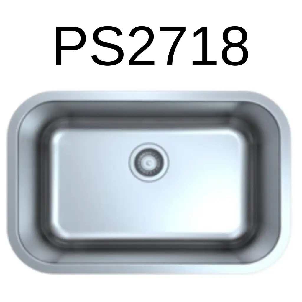 [PS-2718] PrimaSink PS-2718 27 x 18 Undermount Single Bowl Kitchen Sink - 18 Gauge Stainless Steel
