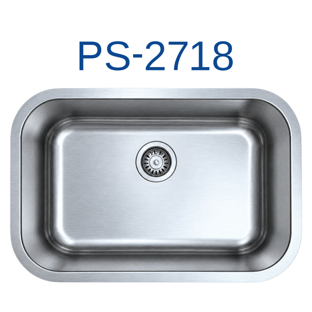 [PS-2718] PrimaSink PS-2718 27'' x 18'' Undermount Single Bowl Kitchen Sink - 18 Gauge Stainless Steel
