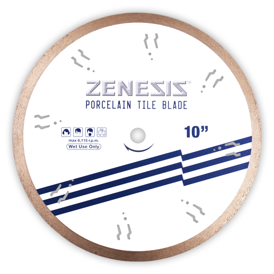 [ZLW10UT0406C2] ZENESIS 4" Porcelain Blade - for Ceramic and Porcelain Tile